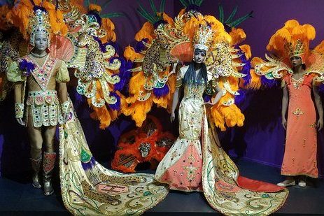 costumes at Mardi Gras Museum