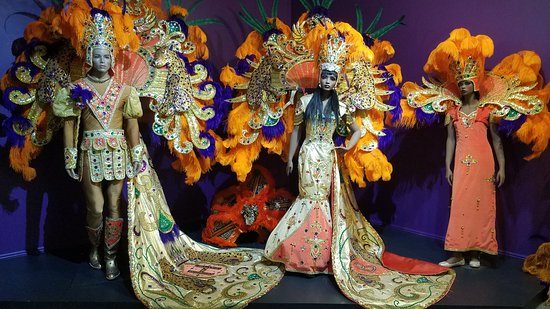 costumes at Mardi Gras Museum