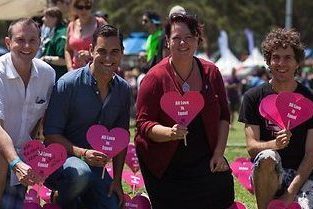 Trevor Khan, Bruce Notley-Smith, Cate Faehmann, Penny Sharpe and Alex Greenwich