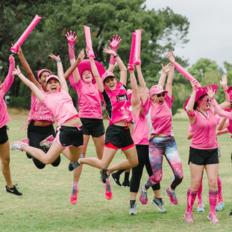 Pink fundraiser for breast canver