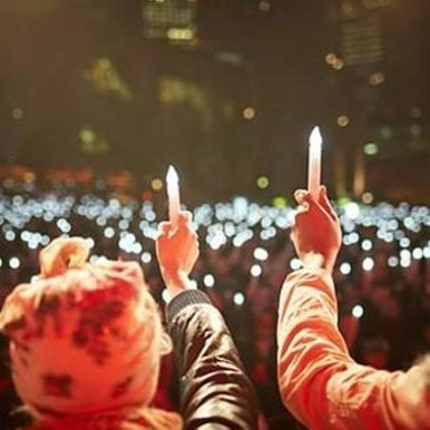 AIDS candlelight vigil