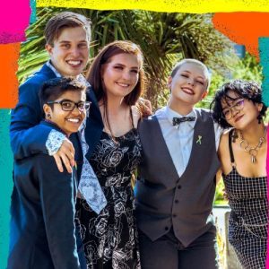 A group of Australian teenagers that call themselves Rainbow Kid