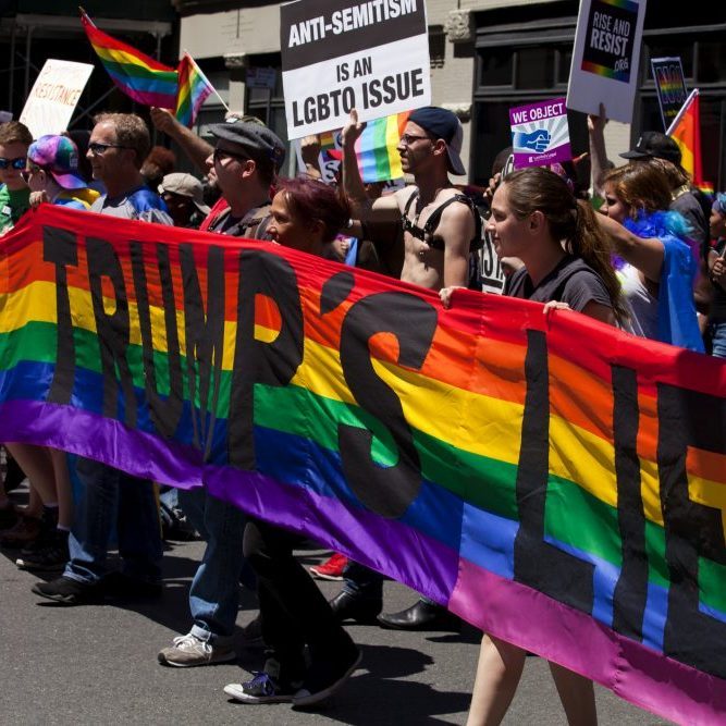 New York City Pride Parade - Protesting Trump