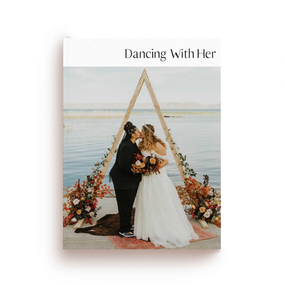 magazine cover of dancing with her