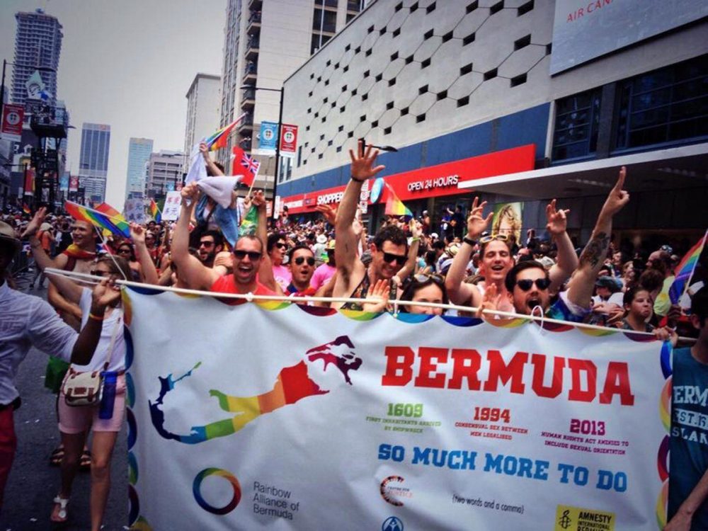bermuda same sex marriage celebration
