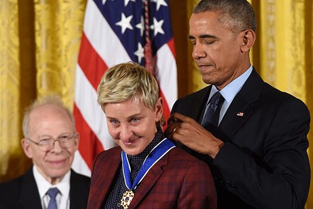 Ellen DeGeneres Named Recipient Of The Presidential Medal Of Freedom