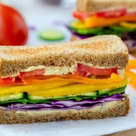 rainbow sandwich