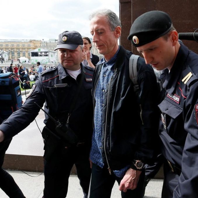 Peter Tatchell arrest