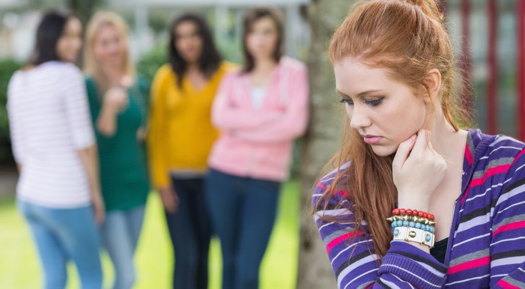 Young woman being bullied