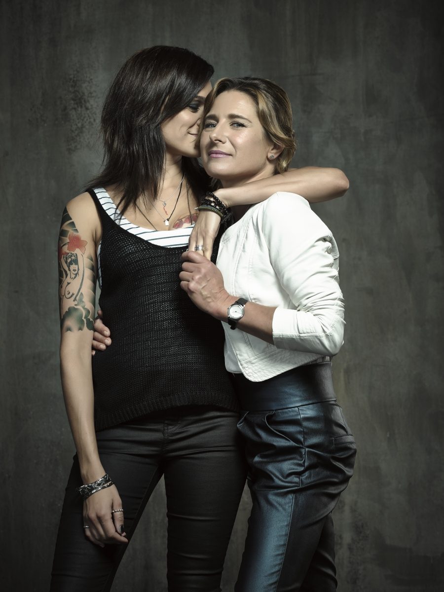 Franky Doyle and Bridget in Wentworth