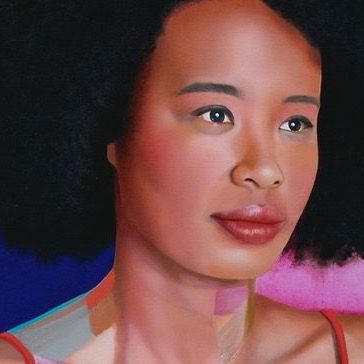 Queer Archibald Finalist Paints Openly Queer Media Personality Faustina Agolley