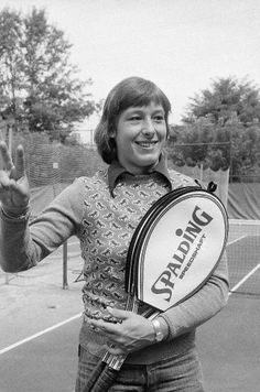 Martina Navratilova in 1975