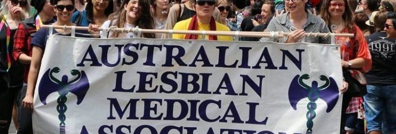 The Australian Lesbian Medical Association float