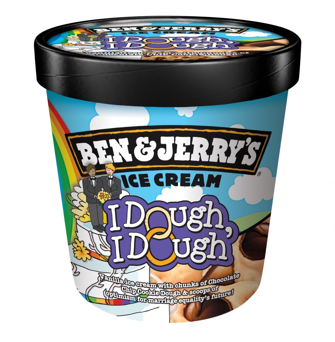 Ben and Jerry Ice cream tup