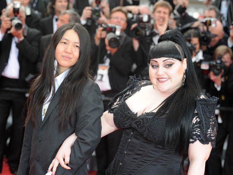 Beth Ditto and fiancée, Kristin Ogata