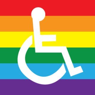 Rainbow Disability Sticker