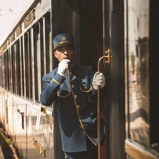 Train Conductor on train