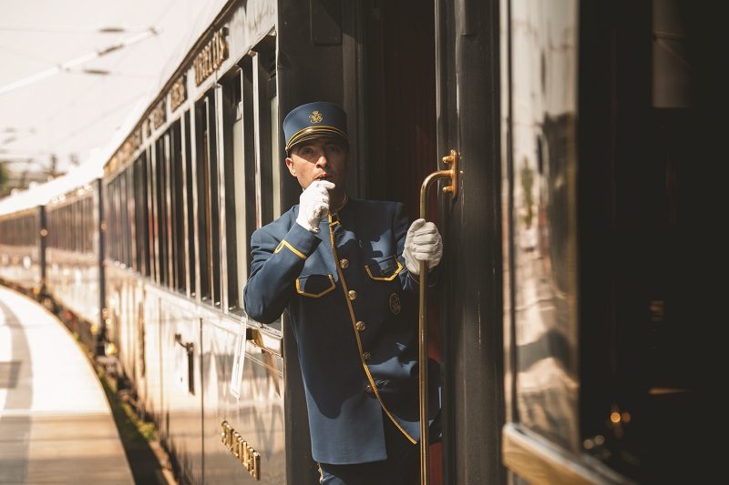 Train Conductor on train