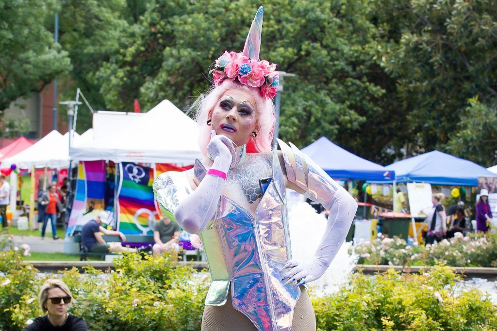 Drag Queen at Picnic in the park 