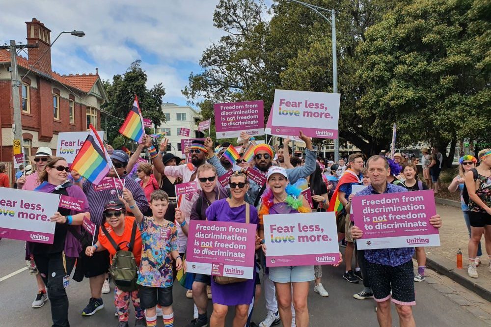 Uniting at Midsumma Pride March 1