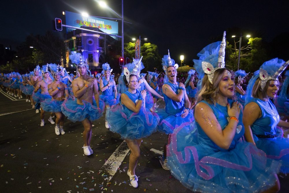 Float at Mardi Gras Parade