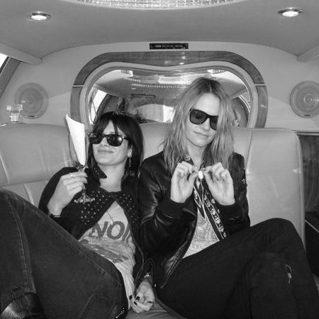 Leisha Hailey (r) and Camila Grey