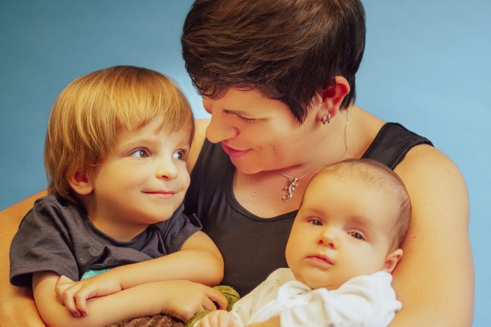 Betty with children