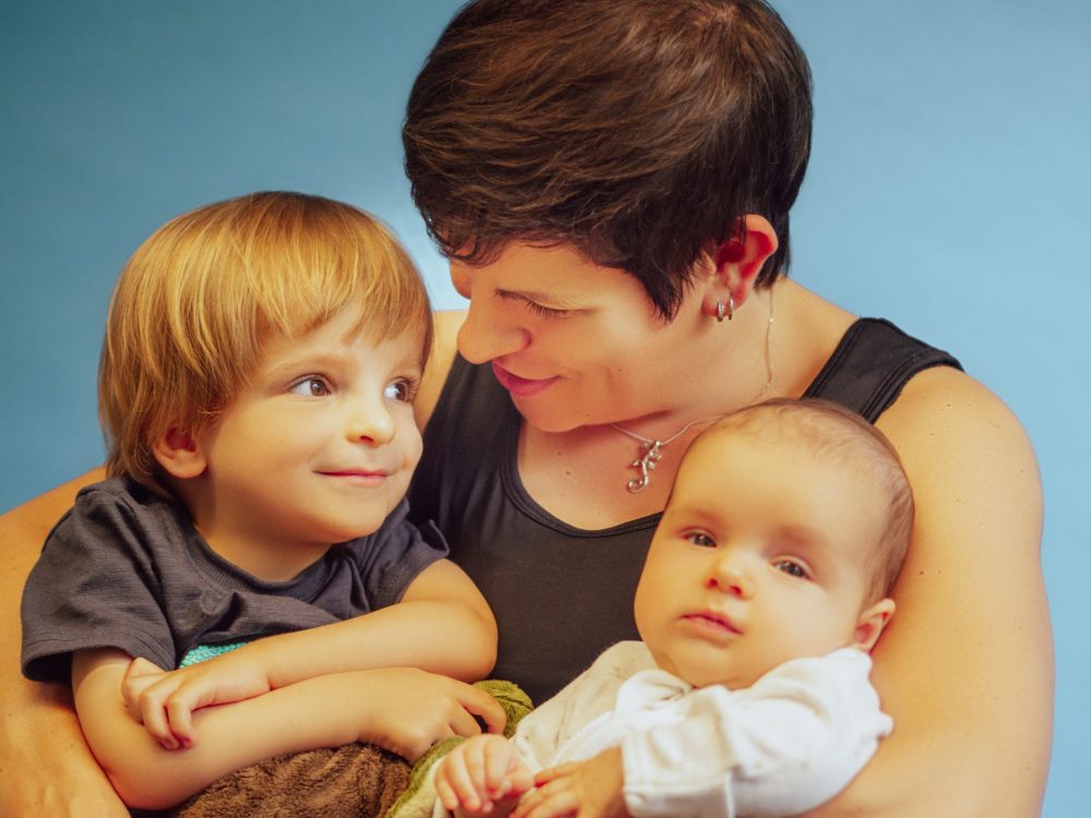 Betty with children