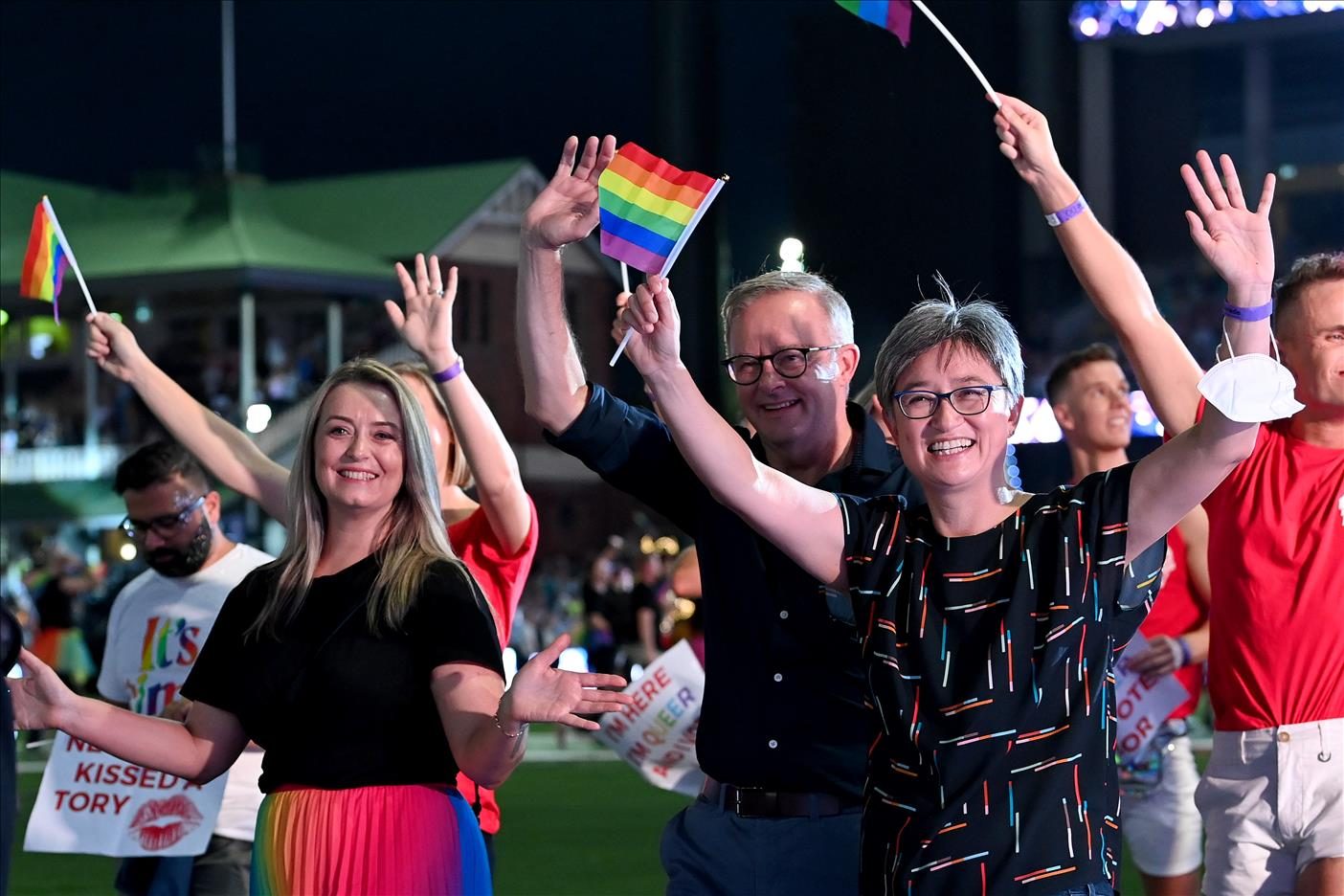 Penny Wong Anthony Albanese