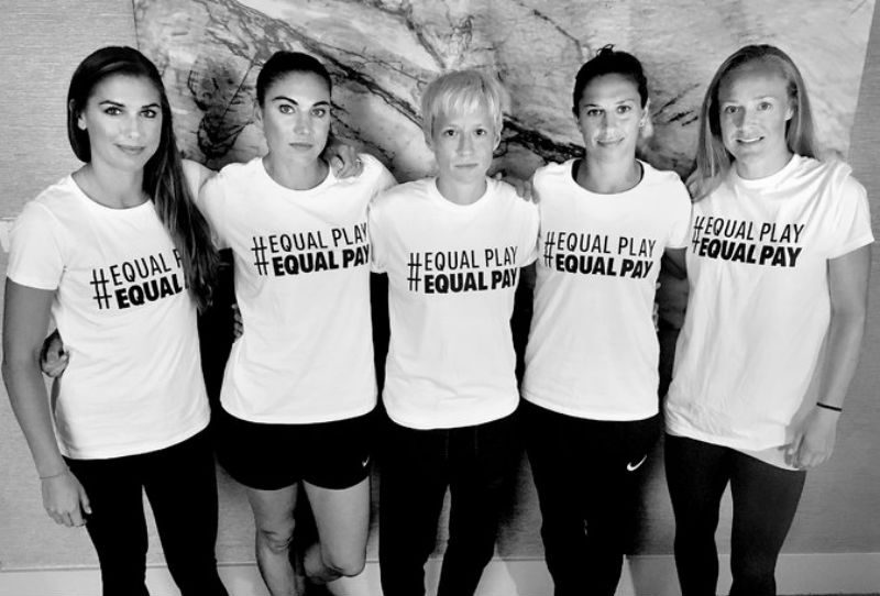 US Soccer Team with Equal Pay T Shirt