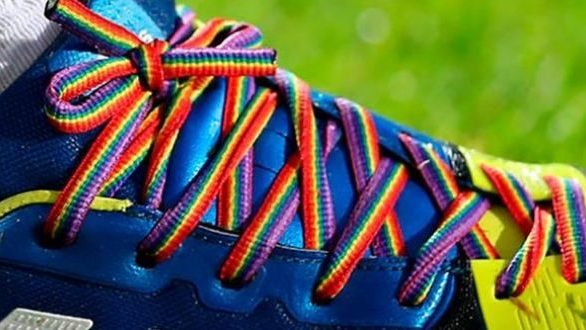 Sports Show with rainbow Laces