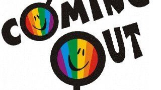 coming out logo