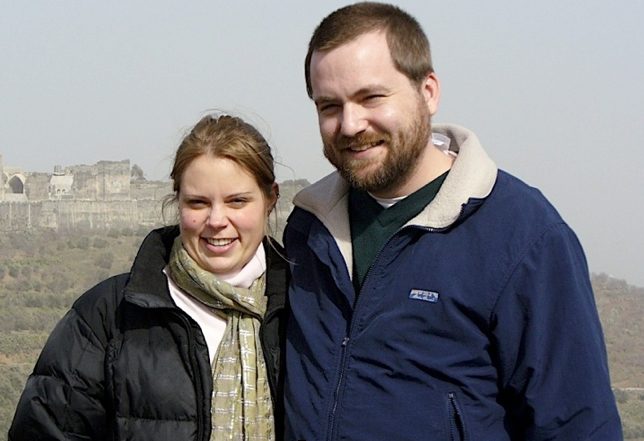 Tom MacMaster, shown here with his wife Britta Froelicher Tom MacMaster, shown here with his wife Britta Froelicher