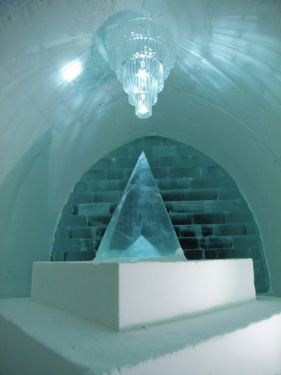 the Ice Hotel