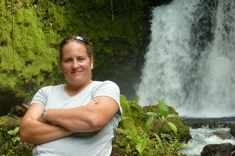 Laura at the Nauyaca Waterfalls