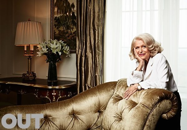 Edith Windsor in the cover of OUT Magazine