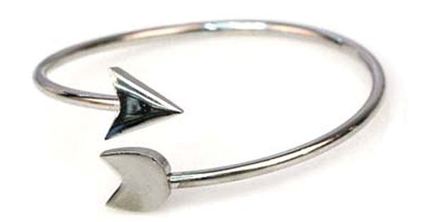 Cupid’s Arrow Silver Wrap Bracelet