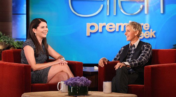 Ellen DeGeneres and Lauren Graham