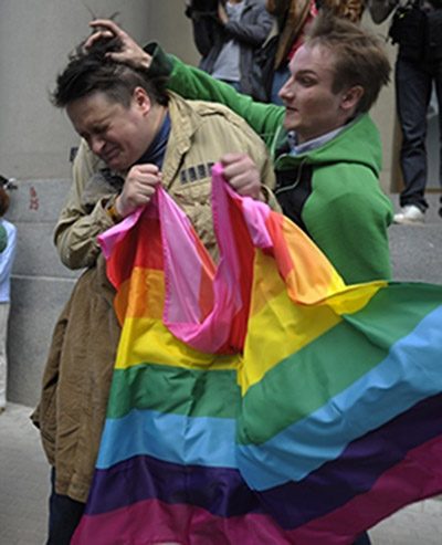 Confrontation at Russia Pride