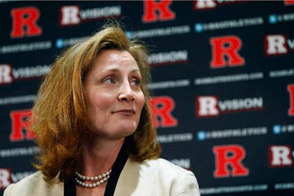 Rutgers University’s athletics director Julie Hermann Rutgers University’s athletics director Julie Hermann