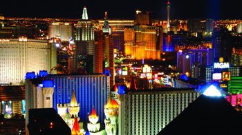 Las Vegas Strip view from Mandalay Bay