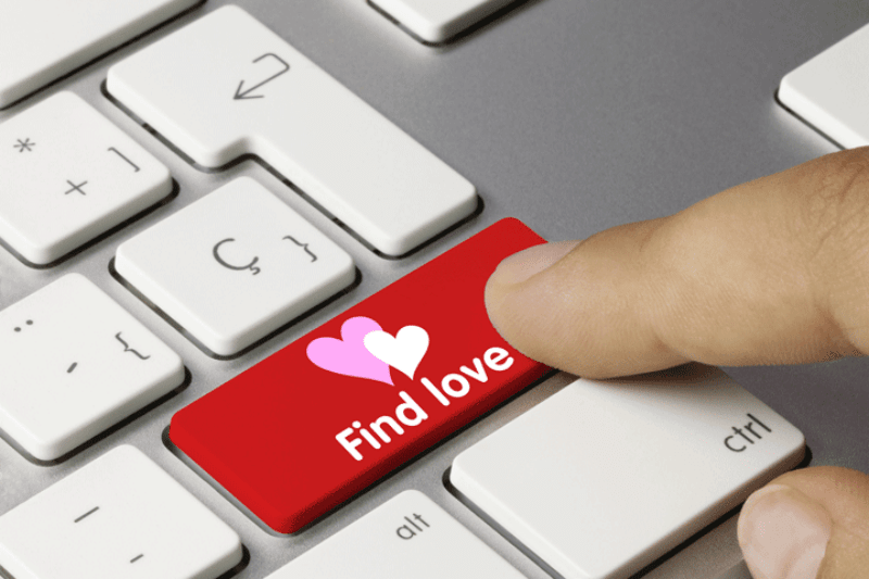 Keyboard with "love" button