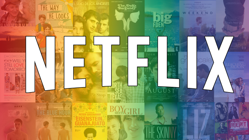 Netflix rainbow banner