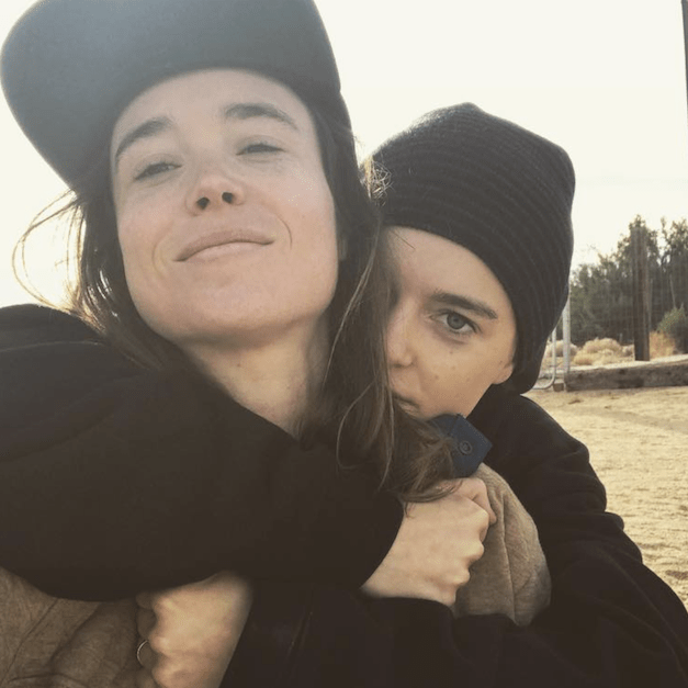 Emma Portner and Ellen page