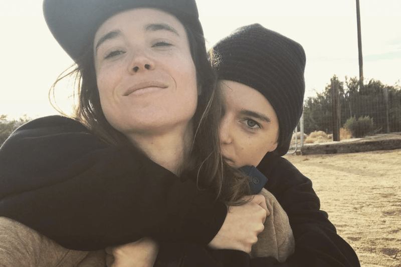 Emma Portner and Ellen page