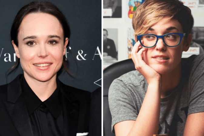 Ellen Page and Lauren Morelli