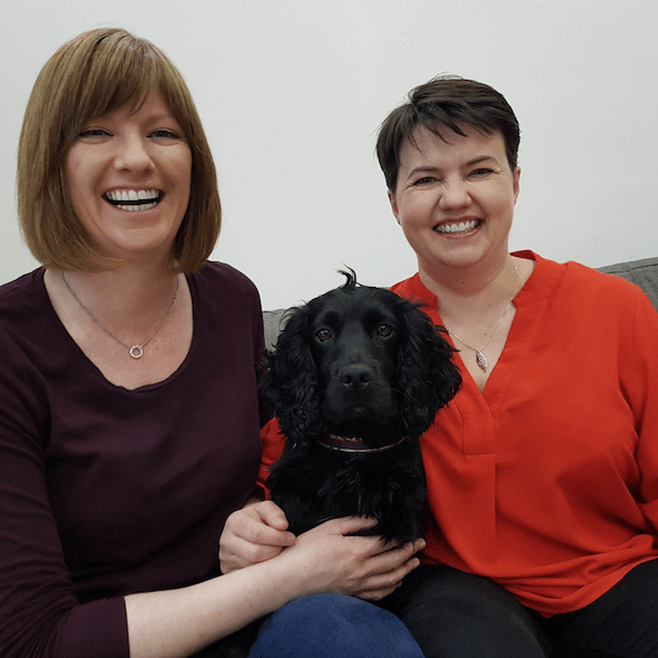 Scottish Conservative leader Ruth Davidson and her partner Jen Wilson