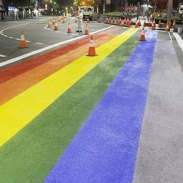 Clover Moore unveils rainbow crossings for Oxford Street