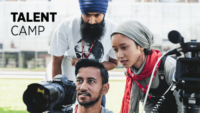 Young students at AFTRS