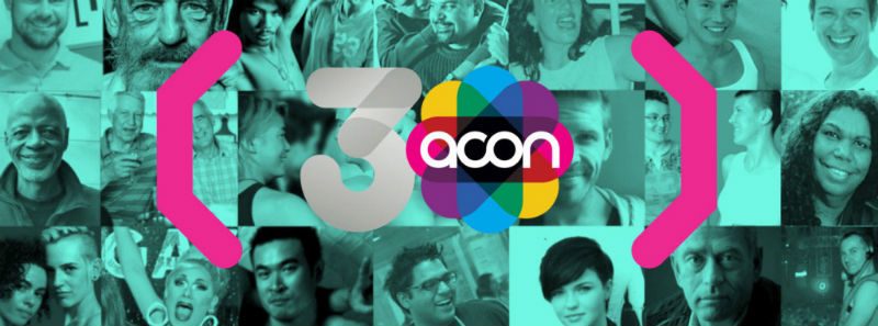 Acon 30th Anniversary logo